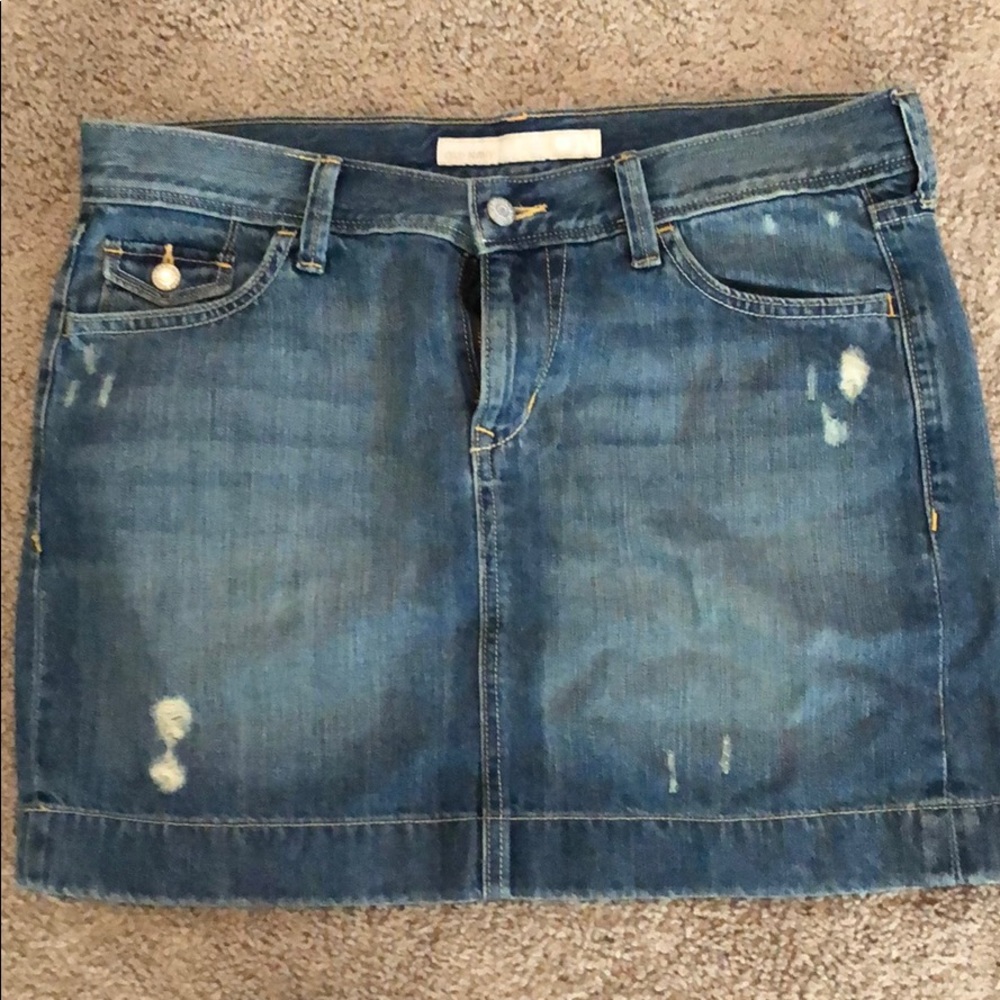 Denim Mini Skirt